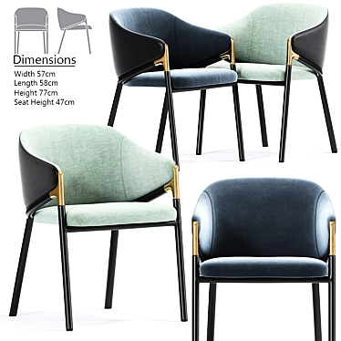Sleek Hammer Chair: Modern Design 3D model image 1 