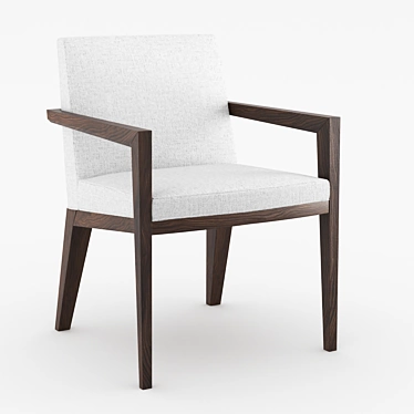 Sleek Terrah Armchair by Hellman-Chang 3D model image 1 