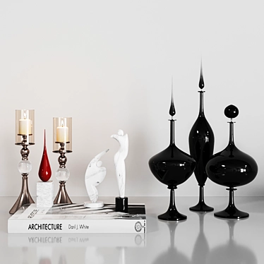 Corona Decor Set: Exquisite and Versatile 3D model image 1 