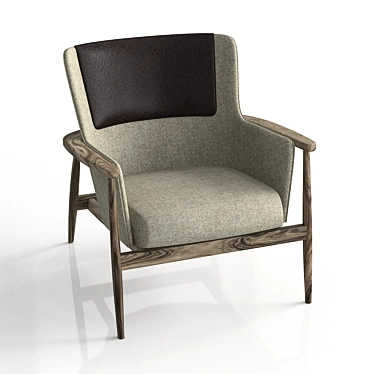 Hobsen Contrasting Upholstery Armchair 3D model image 1 