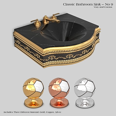 Elegant Wash Basin | FBX Files 3D model image 1 