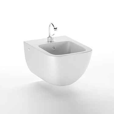 Gessi Goccia Bidet - Modern Chrome and Metal Design 3D model image 1 