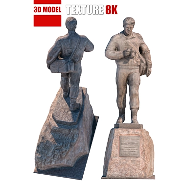 Sculpture Photographer Efremov 3D model image 1 