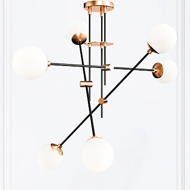 Modern Balance Pendant Light 3D model image 1 