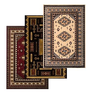 Luxury Carpet Set: High-Quality Textures 3D model image 1 