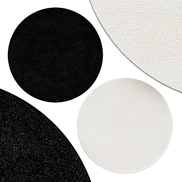 Elegant Circle Rugs | Classy Design 3D model image 1 