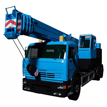 Truck Mounted Crane 3D model image 1 