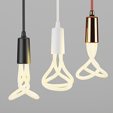 A set of pendant LED lamps Plumen (for refilling)