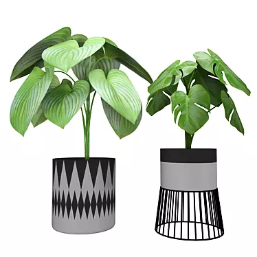 Modern Greenery for Stylish Decor 3D model image 1 