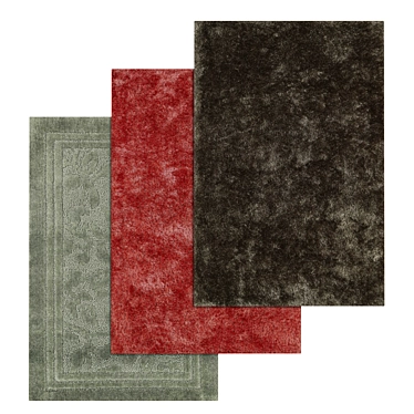 Title: Premium Carpet Set: Versatile Textures 3D model image 1 