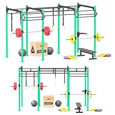 Advanced Crossfit Training Frame 3D model image 1 