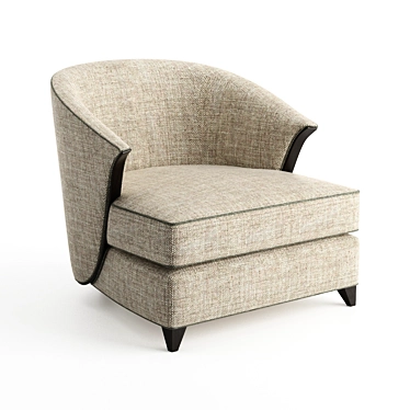 Sophisticated St Malo Armchair 3D model image 1 