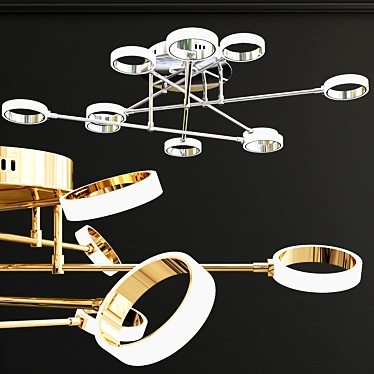 Modern LED Ceiling Chandelier 3D model image 1 