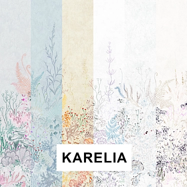 Factura Karelia Vinyl Wallpaper 3D model image 1 