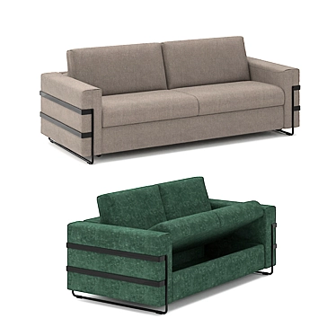 Belgian Sofa Dorado: Versatile Design & Premium Comfort 3D model image 1 