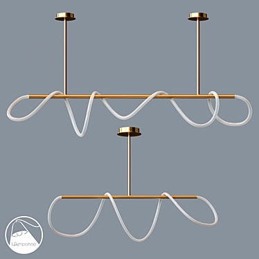 L1292 Perfection Chandelier: Elegant and Luxurious 3D model image 1 