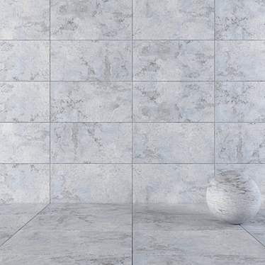 Patria Gray Concrete Wall Tiles 3D model image 1 
