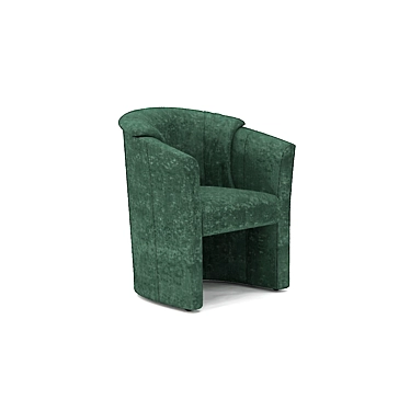 Stylish Belgian Julia Armchair 3D model image 1 