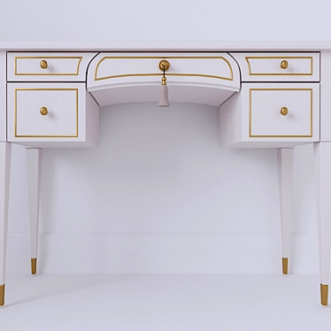 Sleek 15: Modern Dressing Table 3D model image 1 