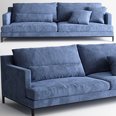 Luxury BellPort Sofa 3D model image 1 