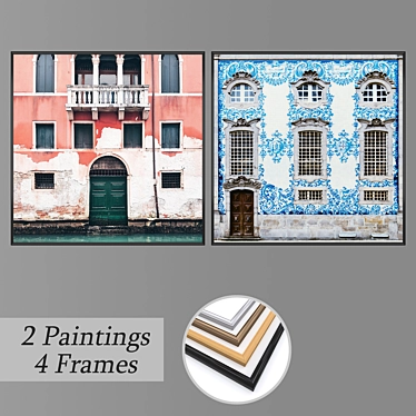 Artist's Choice Wall Art Set 3D model image 1 