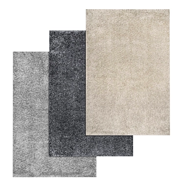 Luxury Carpet Set - High-Quality Textures 3D model image 1 