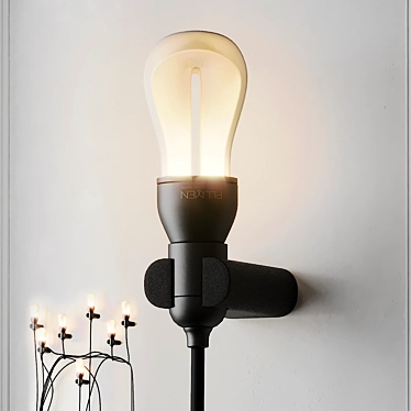 Elegant Hold & Illuminating Light: LLOT LLOV x PLUMEN 3D model image 1 