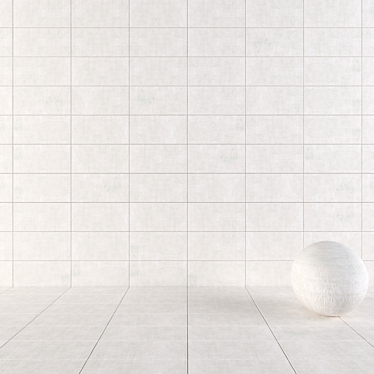 Cayenne Bianco Concrete Wall Tiles 3D model image 1 