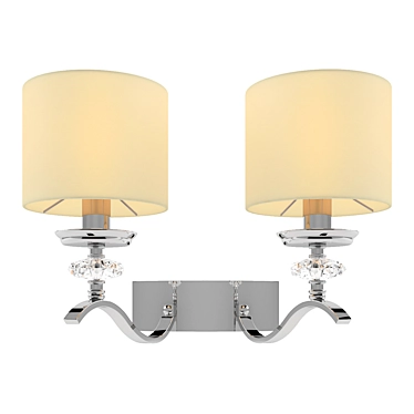 Elegant Newport Light Fixture 3D model image 1 