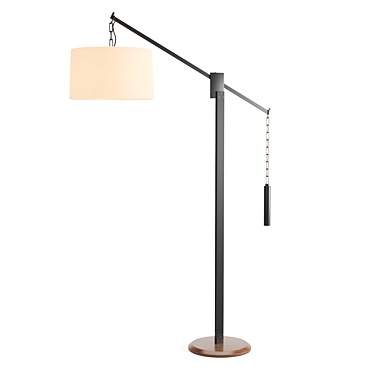 Adjustable Counterweight Floor Lamp 3D model image 1 