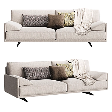 Cozy LOFT Sofa 3D model image 1 