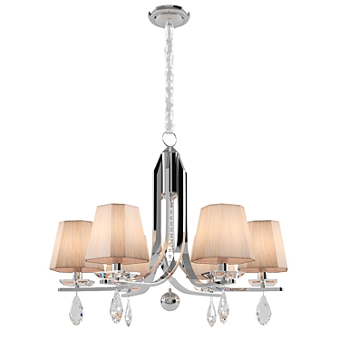 Luxury Crystal Pendant Light - Newport 3256/C 3D model image 1 