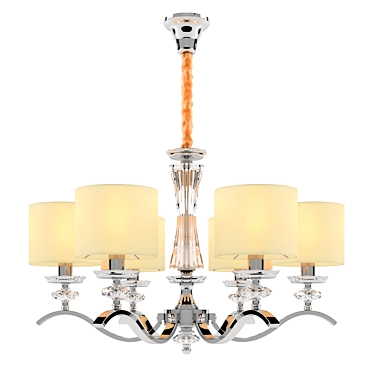 Elegant Newport Light Fixture 3D model image 1 