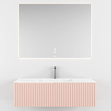 Fiora Peach Wall Table 3D model image 1 