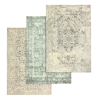 Luxury Carpet Set: High-Quality Textures, Multiple Variations 3D model image 1 