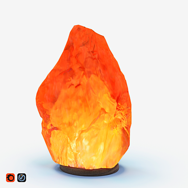 Sauna Salt Lamp 3D model image 1 