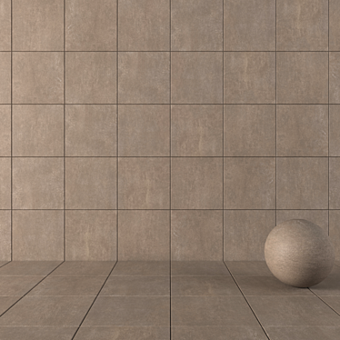 Praga Vizon Concrete Tiles Set 3D model image 1 