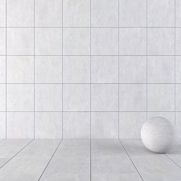 Savoy Gray Concrete Wall Tiles 3D model image 1 