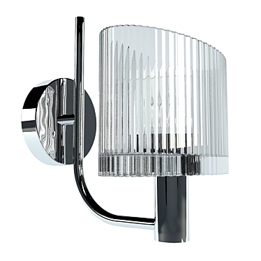 Sleek Chrome Newport Light 3D model image 1 