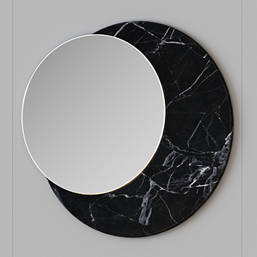 Write It Your Way: Wall-Mounted Mirror 3D model image 1 