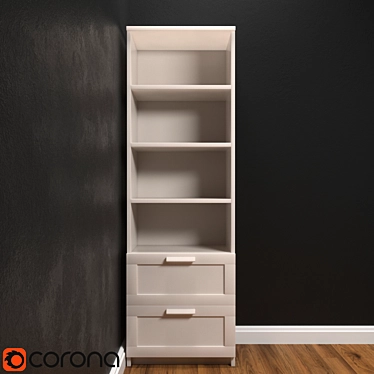 Versatile Storage Solution: IKEA Brimnes 3D model image 1 