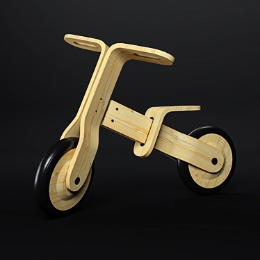 Elegant French Bicycle: Perfect for City Rides! 3D model image 1 