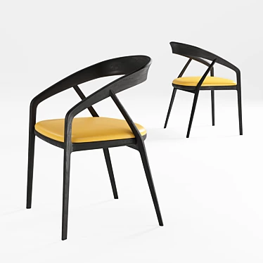 Sleek Modern Chair 3D model image 1 