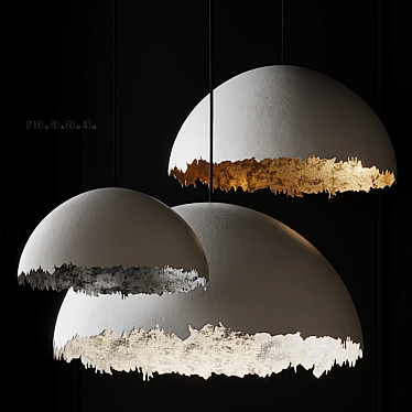 PostKrisi 49: Unique Ceiling Light 3D model image 1 