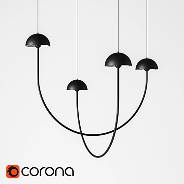 Luxcambra CHAMPIGNON Pendant Lamp 3D model image 1 