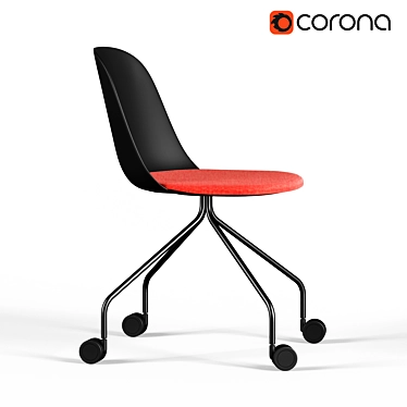 Modern Eclectic Chair: Miniforms MARIOLINA 3D model image 1 