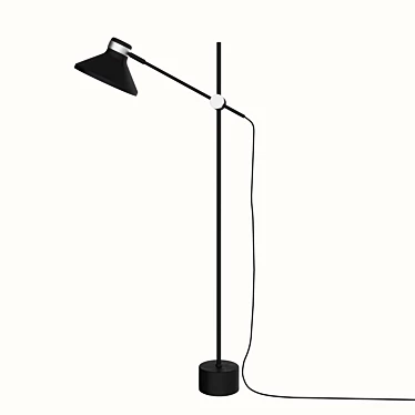 Modern Metal Floor Lamp by Frandsen Design 3D model image 1 