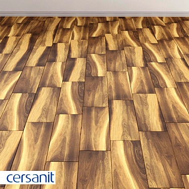 Pecanwood Brown Porcelain Tiles 3D model image 1 