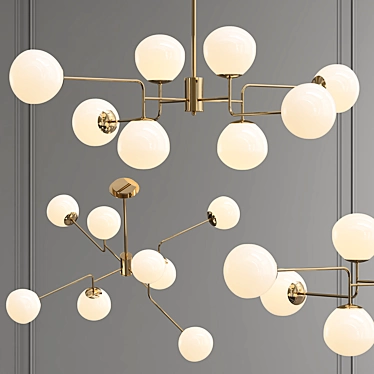 Erich Modern Pendant Light 3D model image 1 