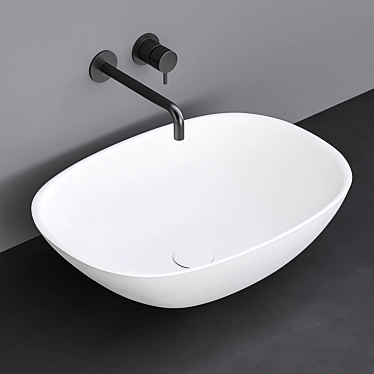 Vallone Positano: Elegant Sink & Mixer 3D model image 1 